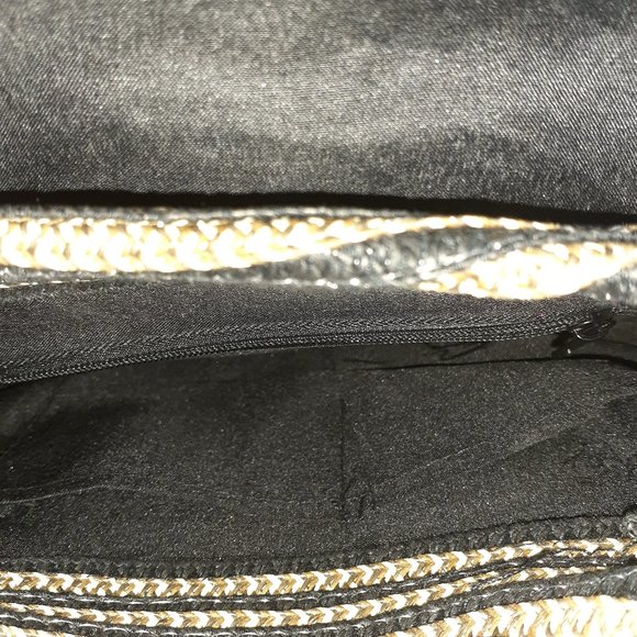 Two-tone Straw Woven Shoulder/Cross-body/Clutch - Picture 4 of 5